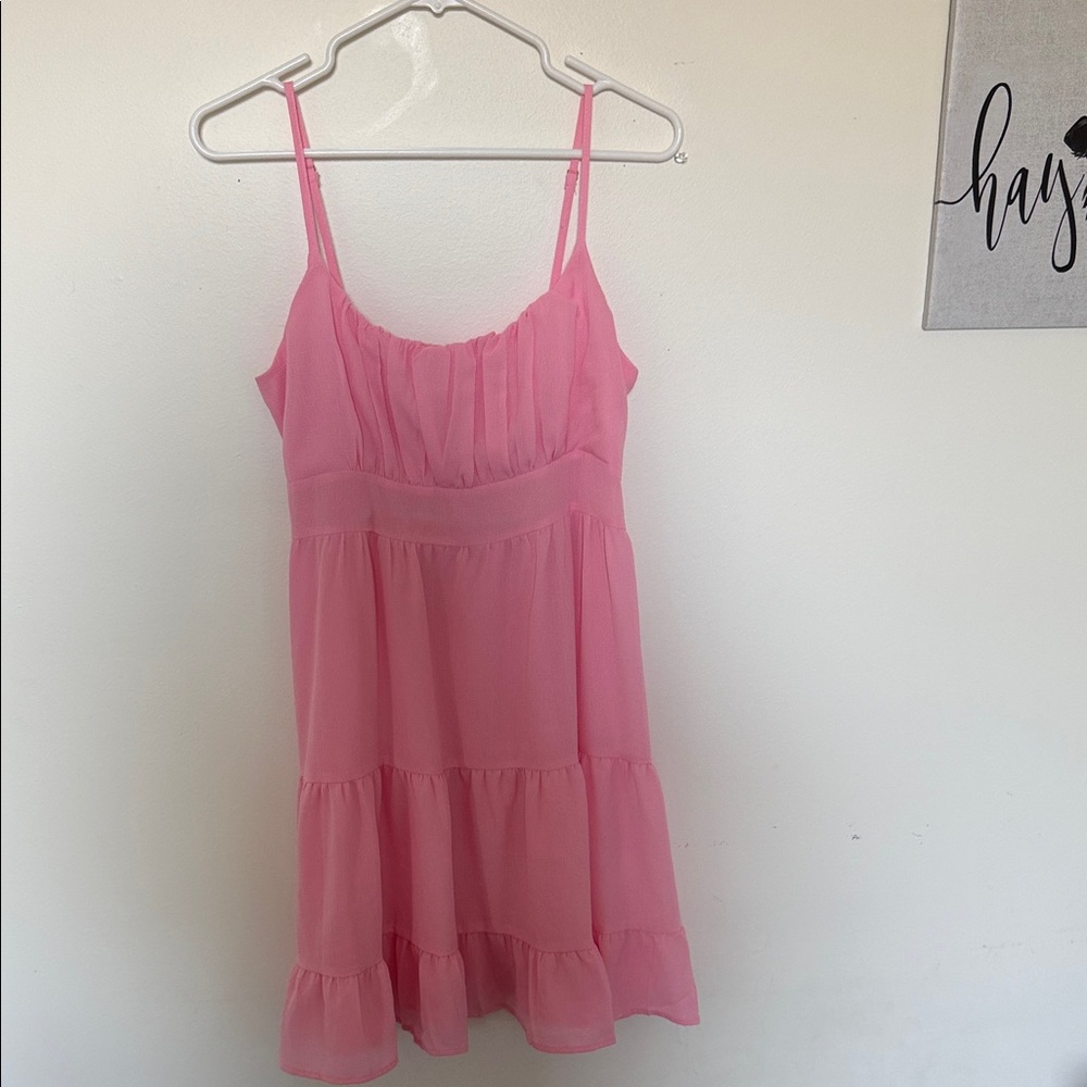 SHEIN Pink Mini Dress